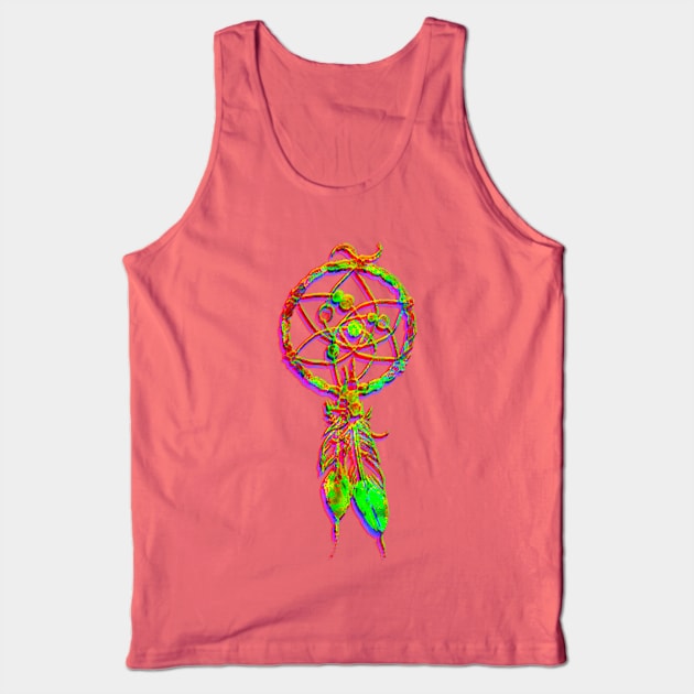 Psychedelic dream catcher Tank Top by indusdreaming